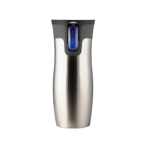 Contigo AUTOSEAL Stainless Steel Vacuum Insulated Tumbler, 16 Ounces, Silver